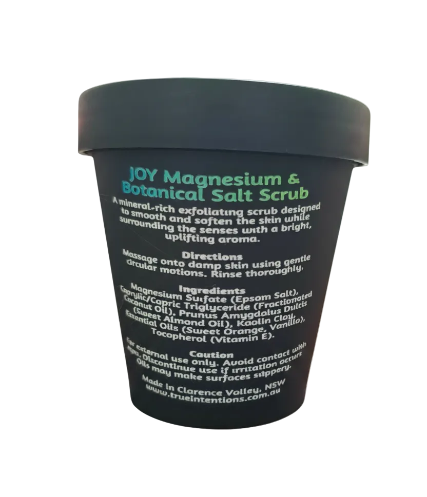 JOY - Magnesium & Botanical Oil Salt Scrub
